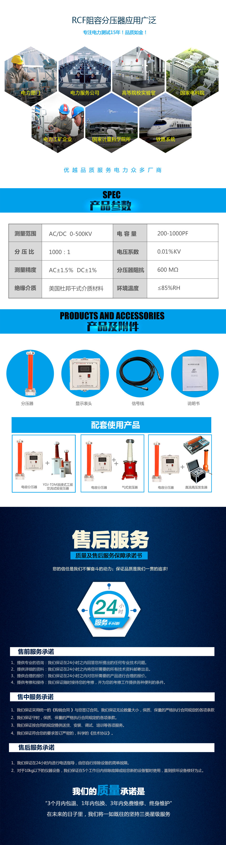 RCF阻容分压器